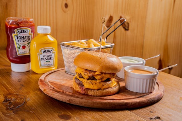 mayonnaise, ketchup, and sauces