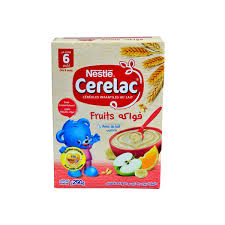 سيريلاك بالفواكه fruit flavored cerelac 250g