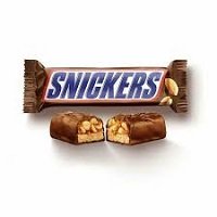 ألواح الشوكولاتة الفورية بالكاكاو والكراميل 50 جرام سنيكرز barres chocolate, fourrées cacahuètes and caramel 50g snickers